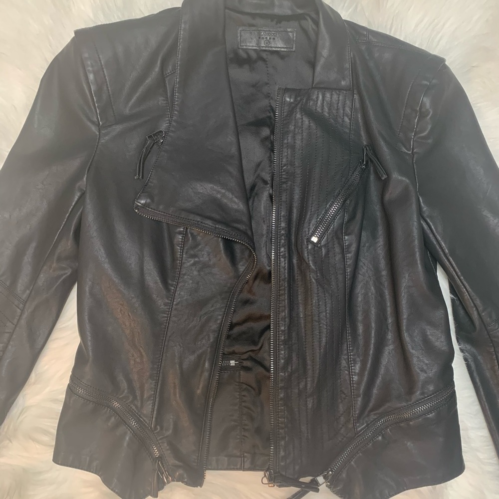 BLANKNYC Faux Leather Moto Jacket (small) - Picture 2 of 8